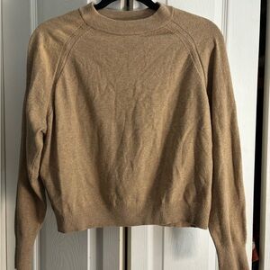 A new day tan sweater